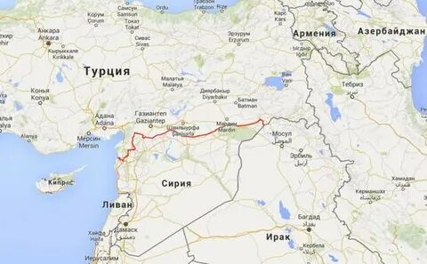Турция какая граница