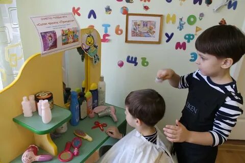 Парикмахерская в детском саду