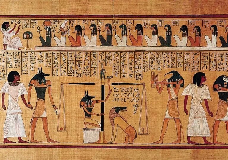 Жизнь говорят древние. Сцена суда Осириса. Древнеегипетская книга мертвых сцена суда. Древний Египет  Египетский Бог тот. Древнеегипетская книга мертвых.