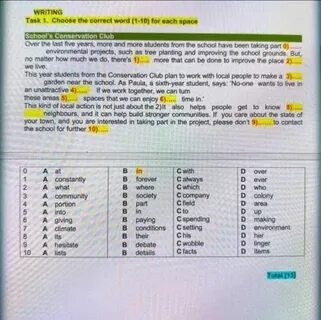 Vocabulary 1 choose the correct word