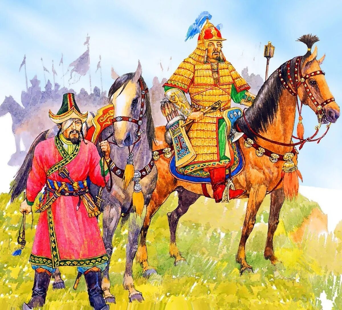 Монголо татары Золотая Орда. Татаро Монголы Золотая Орда. Нойоны это в истории