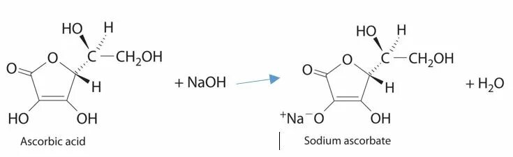 Сахарная кислота. Монохлоруксусная кислота + NAOH. Лимонная кислота NAOH. NAOH+C витамин. Naoh какая кислота