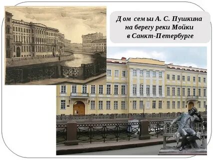 Адрес где жил пушкин