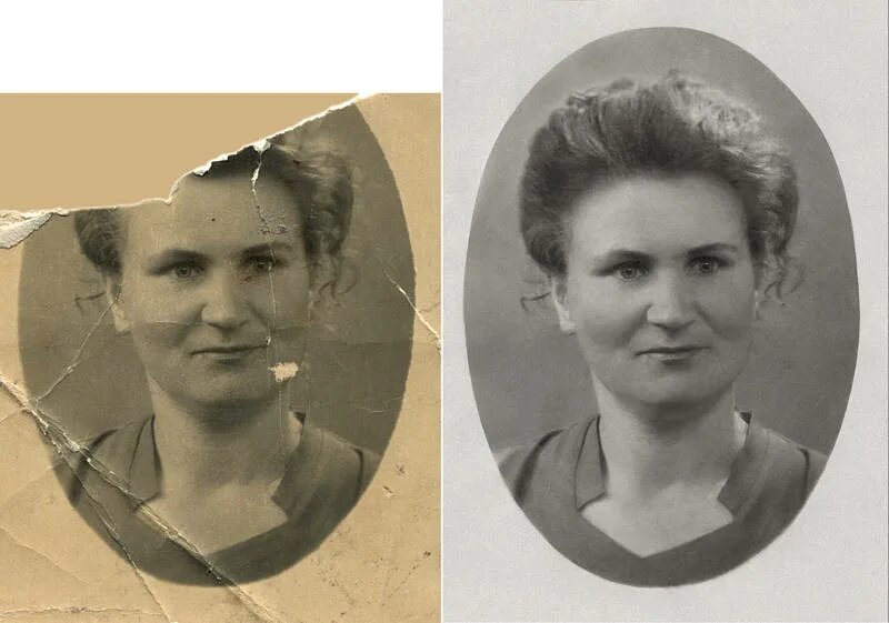 Реставрация старой фотографии - Natalya - Natusya024 - Работа #4011103