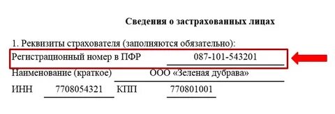 Узнать номер страхователя пфр