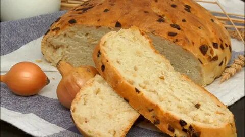 Хлеб с жареным луком рецепт