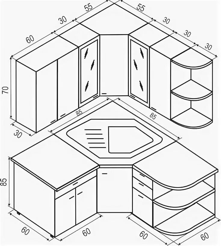 Каковы угловая. Чертёж кухни угловой 2.90. Угловой кухонный гарнитур 2000х1400 схема. Сборка углового шкафа кухни pro100. Угловой кухонный шкаф 900х900 чертёж.