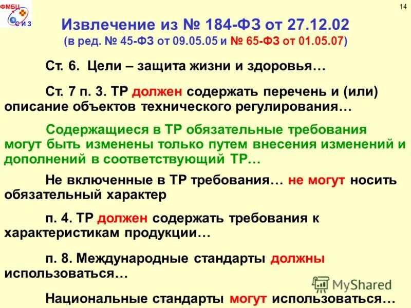 Изменения в 45 фз. П.3 ст.7.