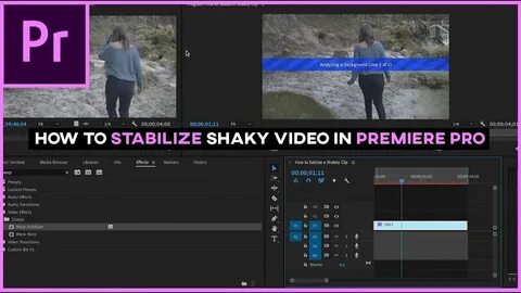 Premiere pro как стабилизировать видео