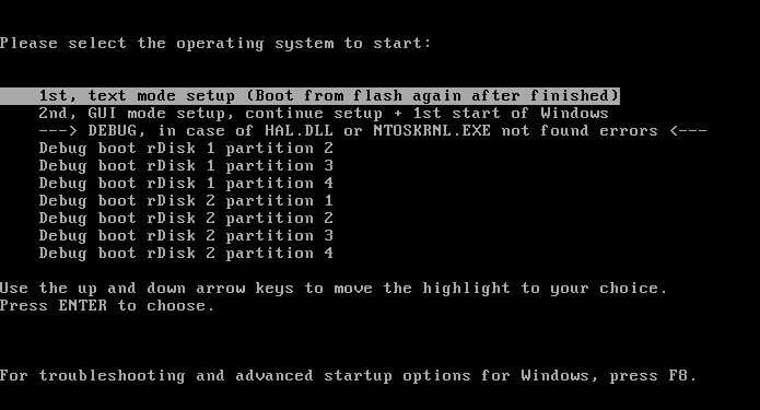 Ошибка ntoskrnl exe windows. Windows xp how to boot from usb. окно загрузки system usb flash. system usb flash текстовый режим меню. hall.dll.