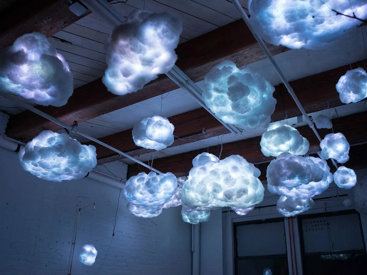 Облака из ваты с подсветкой. Облака с подсветкой. Облака с подсветкой. Облака с подсветкой. Облака с подсветкой.