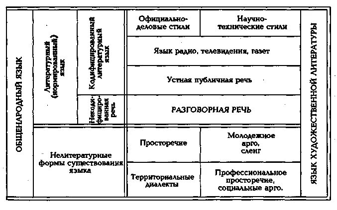 Литературный язык и внелитературные формы национального языка. Тема 5 - презента