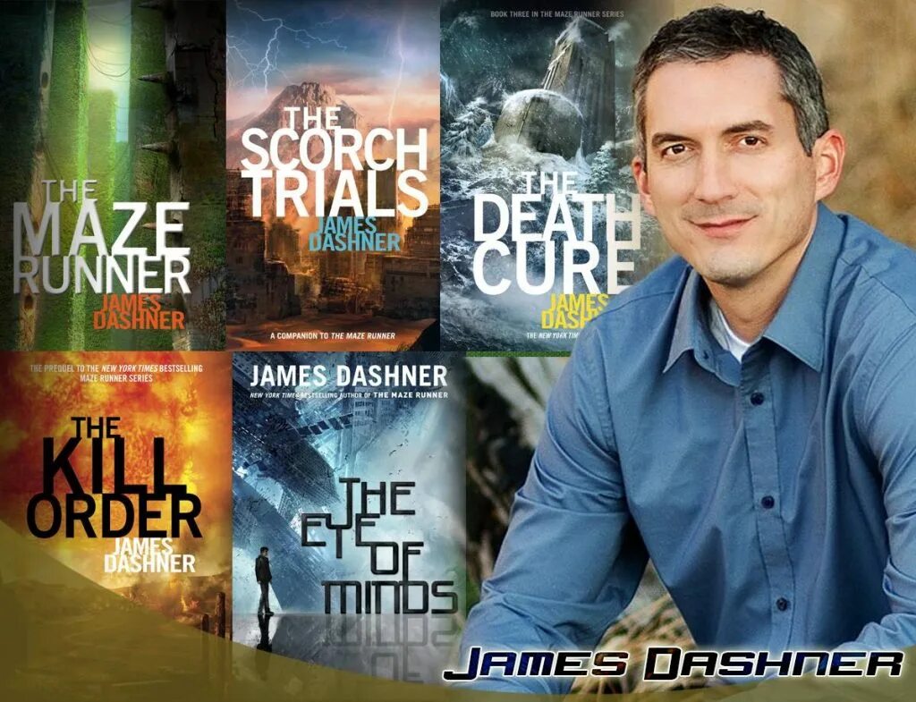 Автор книги бегущий. Dashner James "Maze Runner".