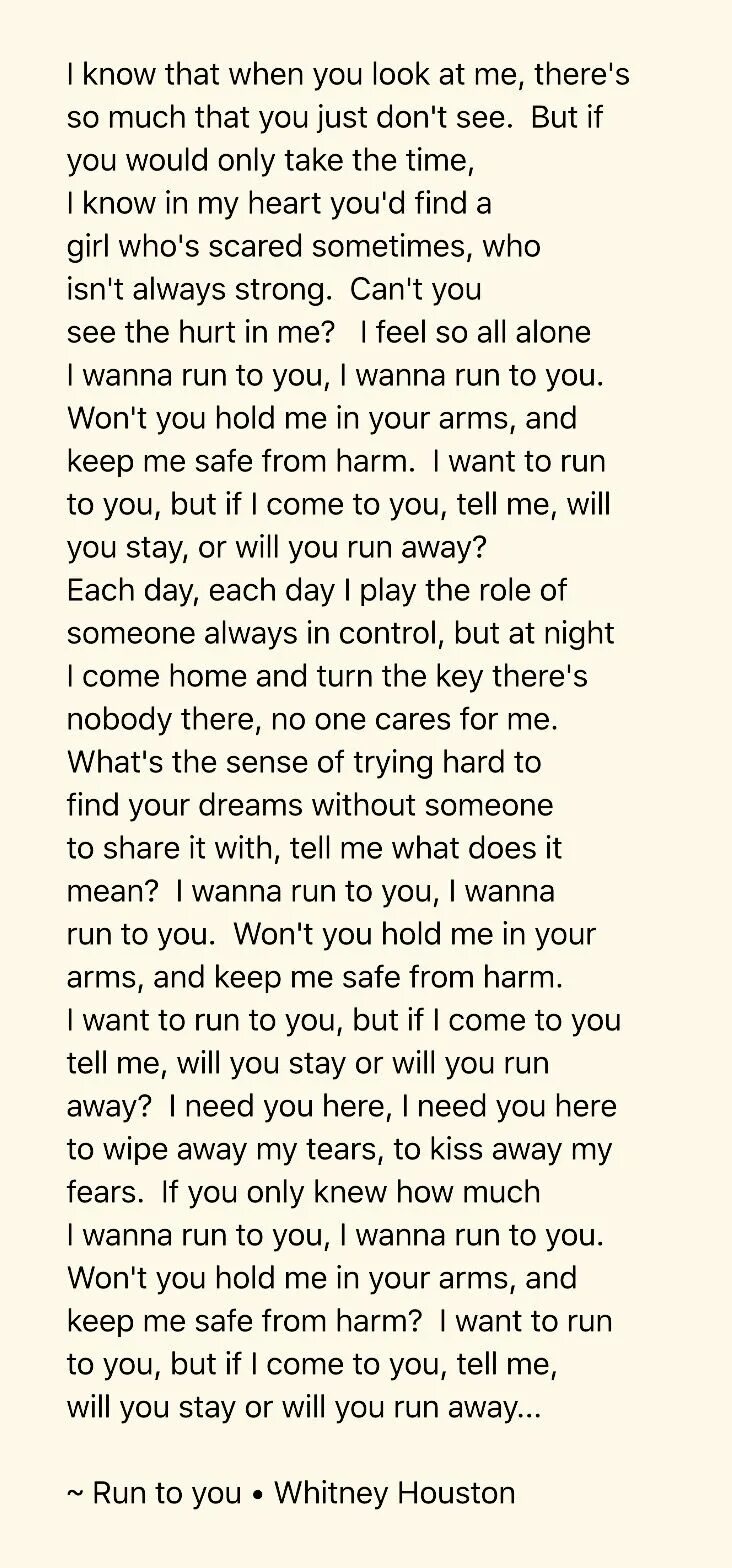 Уитни хьюстон i will always love текст. Перевод Whitney Houston - Run to you. Run to you текст. Уитни Хьюстон текст. Текст песни Run to you Whitney Houston.