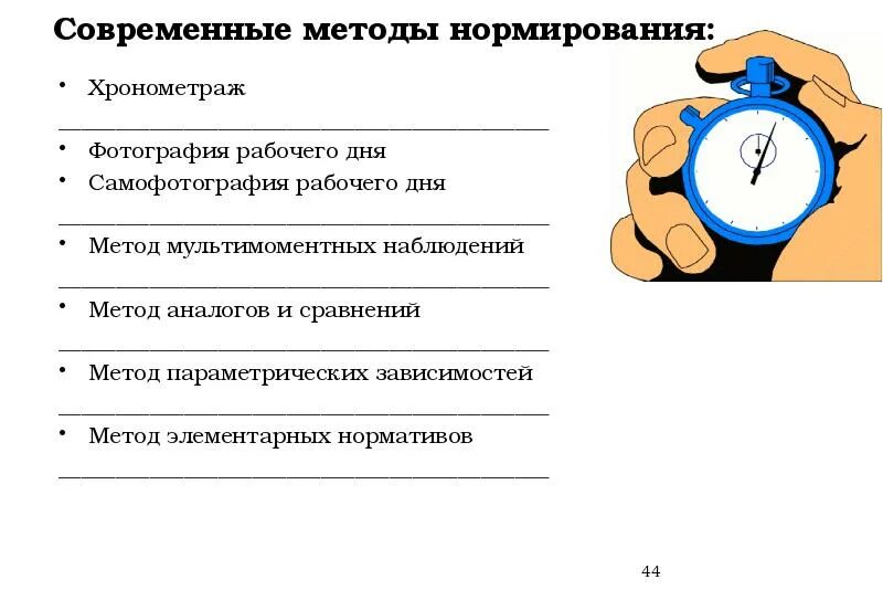 Хронометраж предложения. Хронометраж предложения