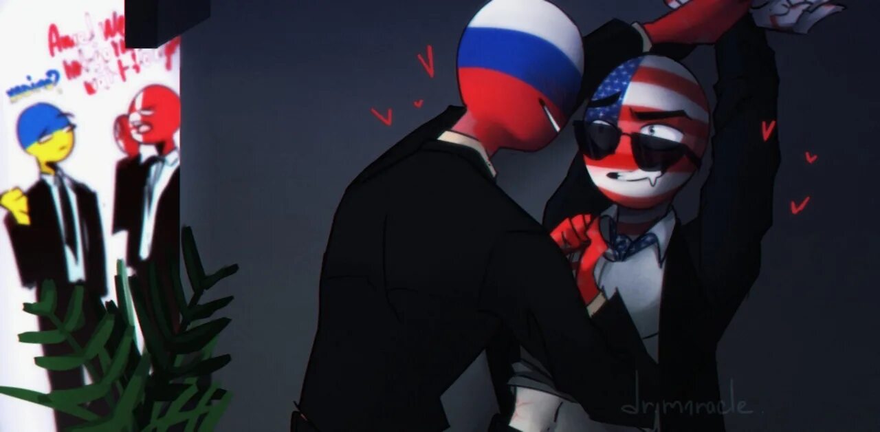 Countryhumans америка и россия