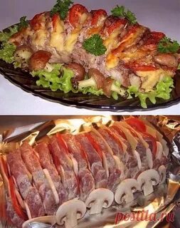 Рецепт мяса свинины гармошка