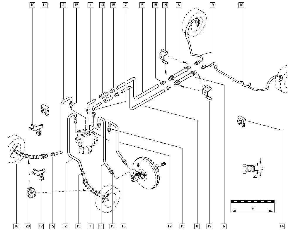 Renault трубка тормозная. Рено Сценик 2 тормозная система. Тормозные трубки Рено Сценик 1. Тормозная трубка Рено Меган 2 задняя правая. Трубка тормозная задняя Рено Меган 3.