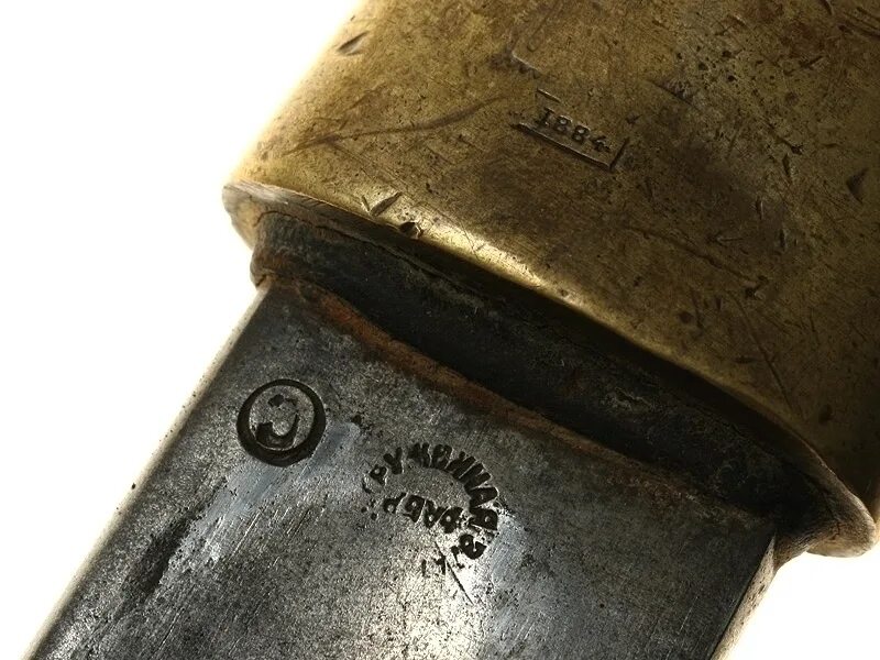 М 1881. Шашка 1882 года. детали ножен шашки 1881 года. 1882 год e.g..