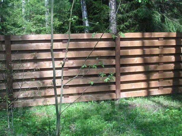 Поперечный забор из профнастила фото - пошаговая инструкция своими руками
