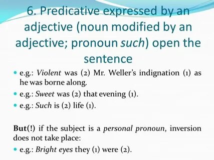 Predicative infinitive