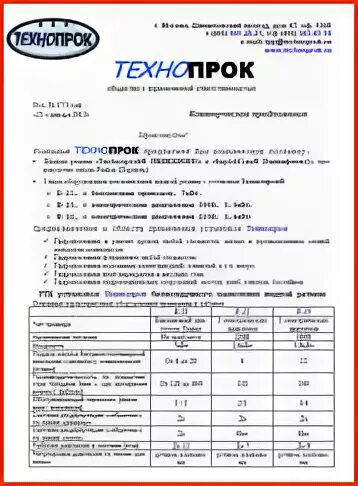 Технико коммерческое