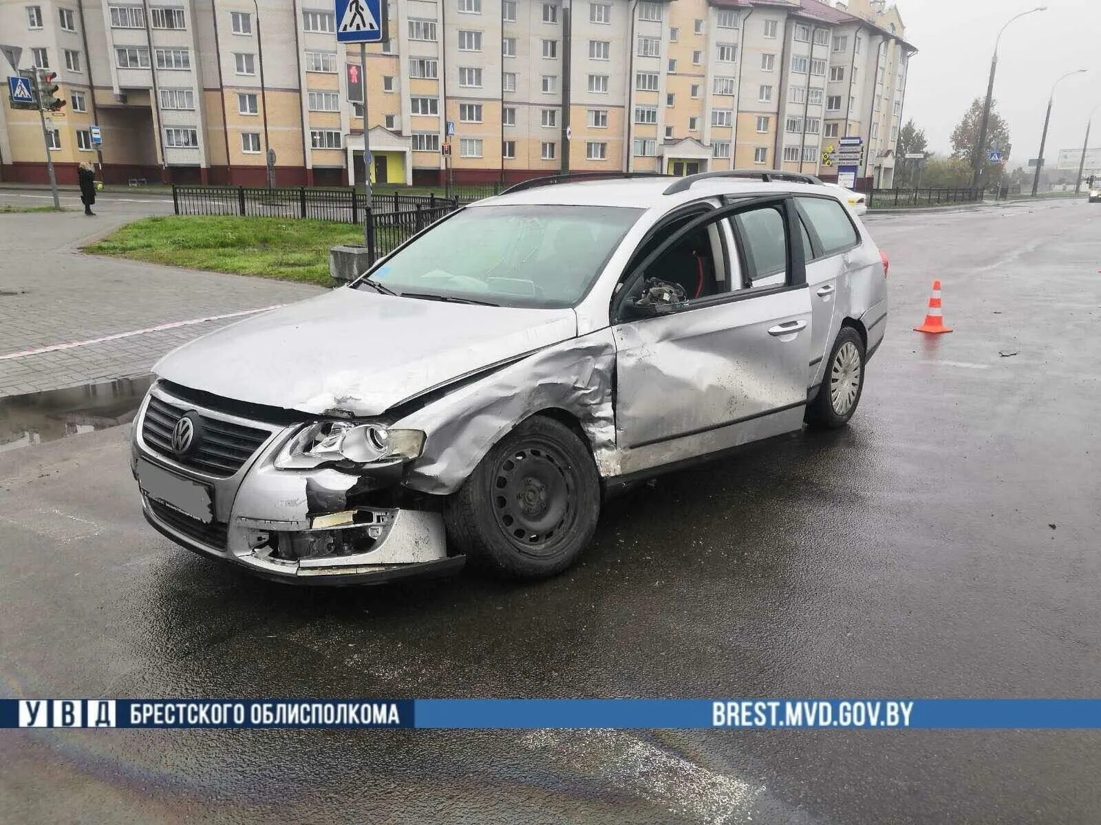 Врачи попали в аварию. На машине в Брест.