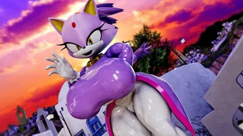 palisal, blaze the cat, sega, sonic the hedgehog (series), 16:9, blender (s...