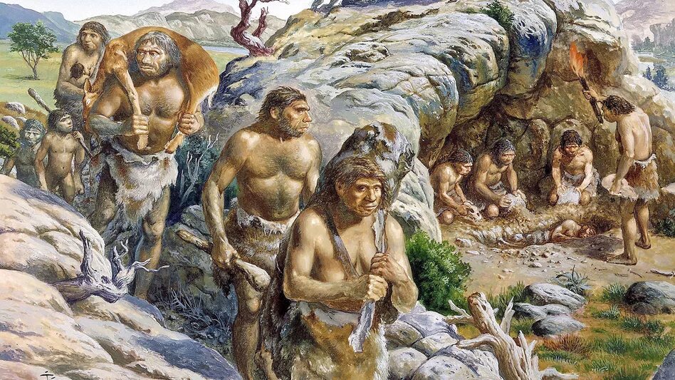 Более ранний период. Древние люди Палеоантропы. Древние люди - Палеоантропы, неандертальцы. Каменный век неандертальцы. Зденек Буриан кроманьонцы.