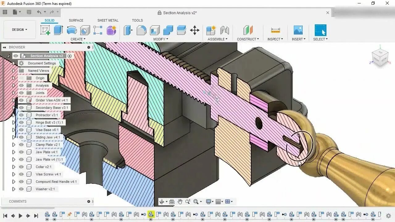 Section analysis
