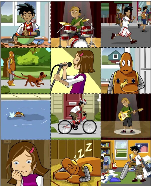 What has been happening here. What are they doing present continuous. describing actions. what are they doing describe the picture. action pictures to describe.
