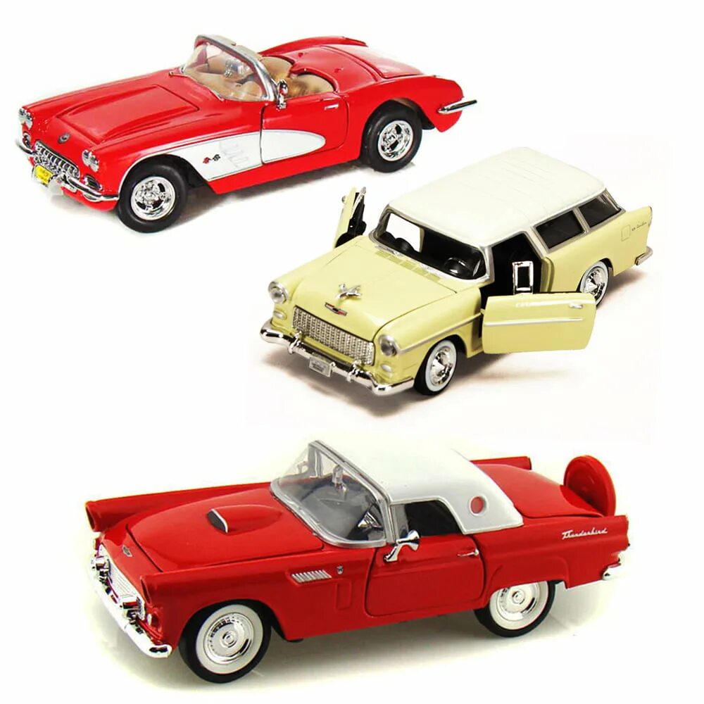 Die model. 1956 ford thunderbird 1/24 motormax. die cast модели. die cast model car. die cast cars set.