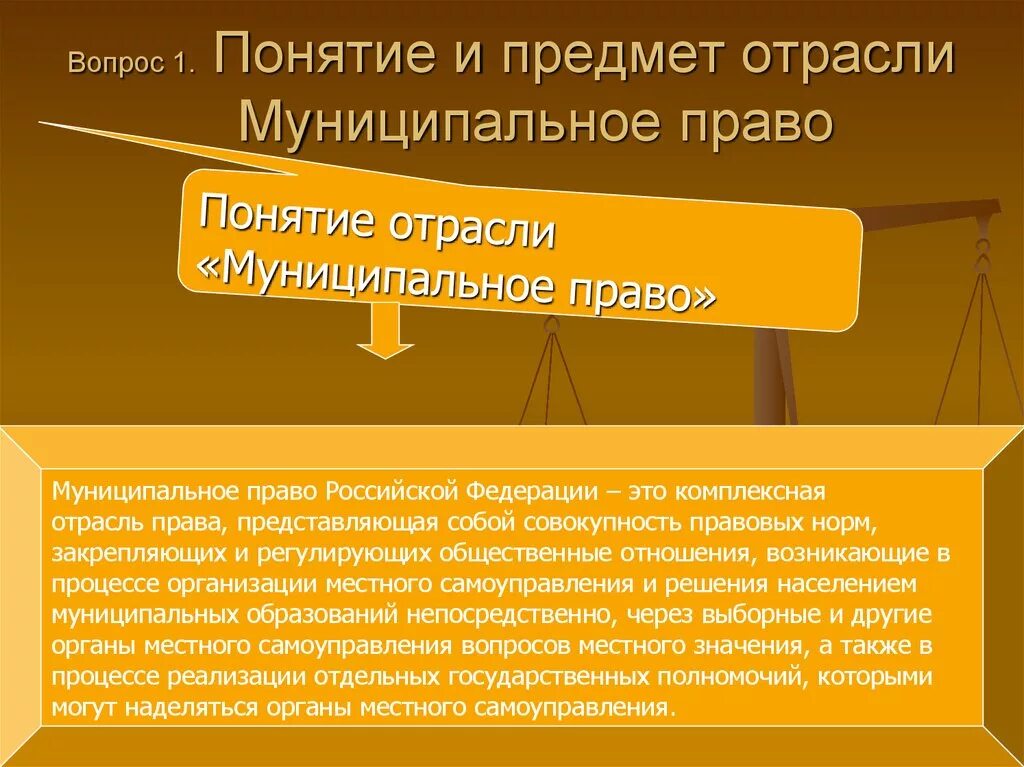 Особенности отрасли понятие. Муниципальное право понятие. Муниципальное право понятие отрасли.