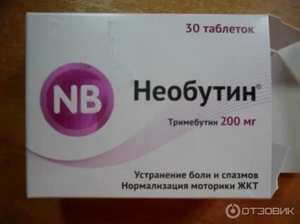 Через сколько действует необутин
