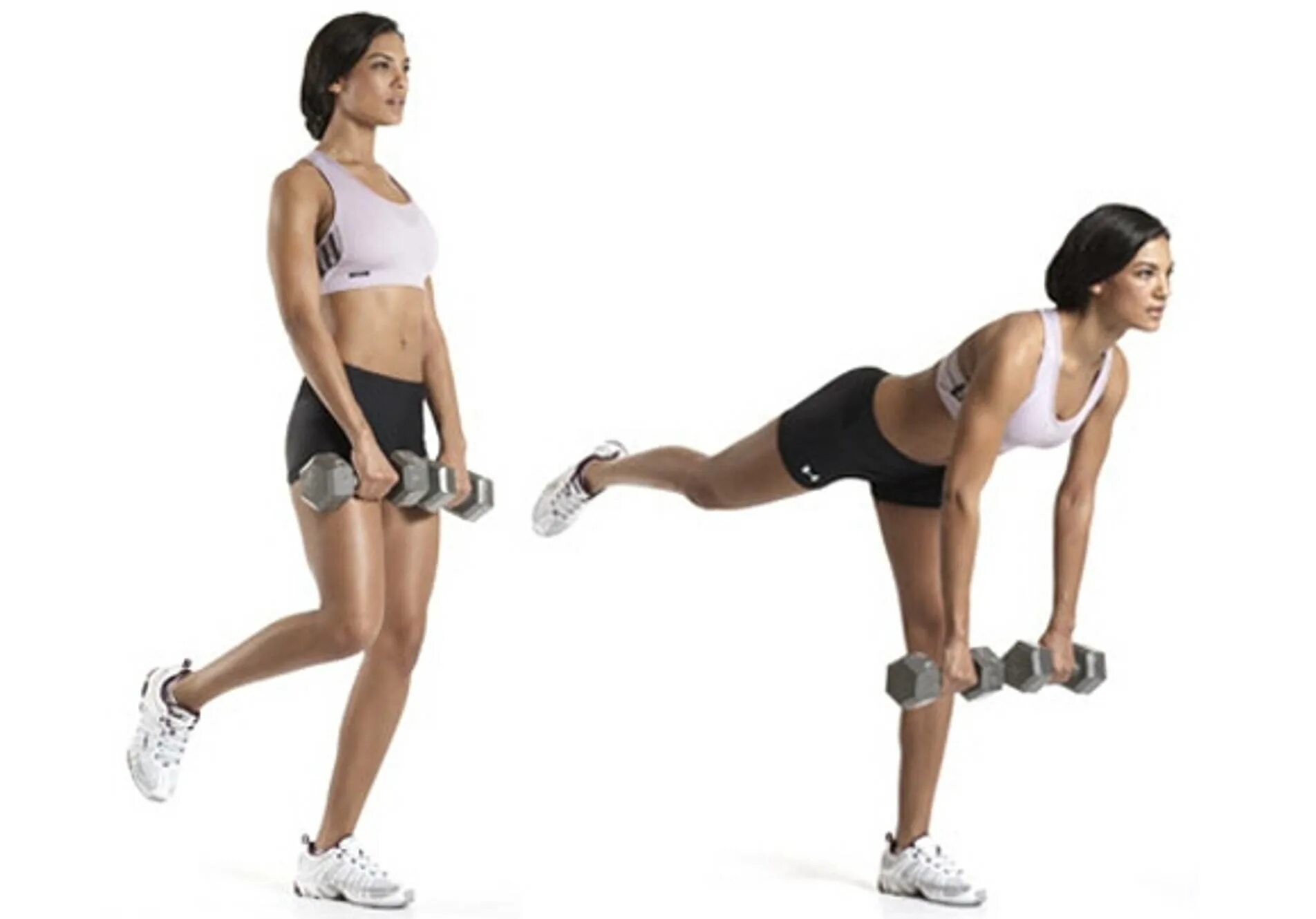 Наклоны с гантелями вперед. Румынская становая тяга на одной ноге. Наклоны с гантелями вперед. Румынская становая тяга с гантелями для девушек. Румынская становая тяга с гантелями для девушек.