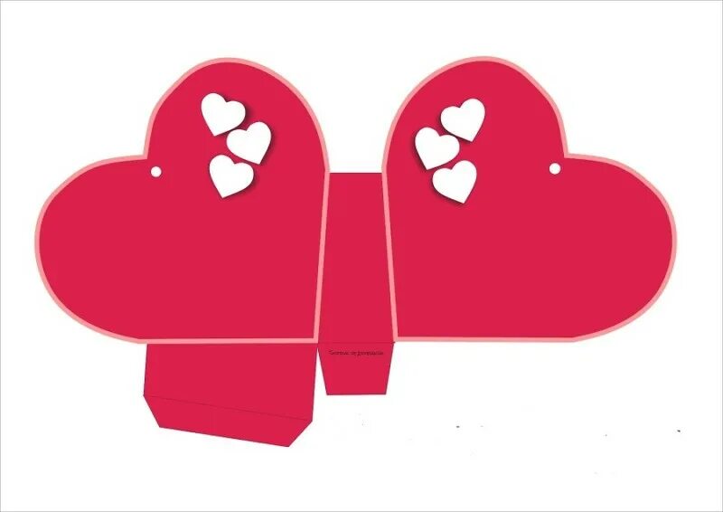 Валентинка развертка. Шаблон коробочки. Шаблон коробки для подарка. Валентинка-сердечко. Трафарет для подарочной коробочки.