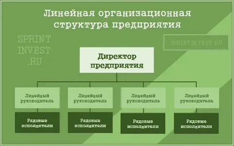 Линейная организационная структура управления это