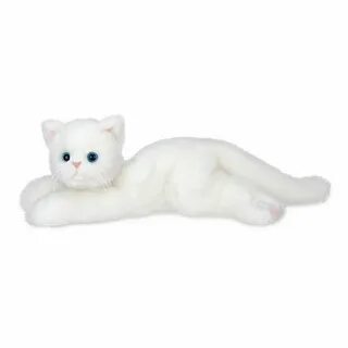 Мягкая игрушка кошка белая