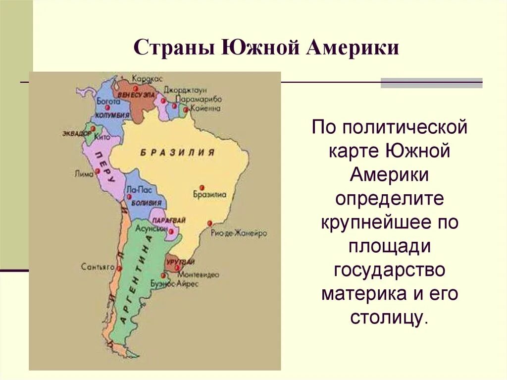 5 стран на юге. Страны Южной Америки. Южная Америка презентация. Какие страны есть в Южной Америке. Страны Южной Америки 7 класс.