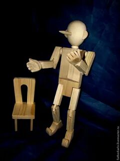 Кукла из дерева своими руками