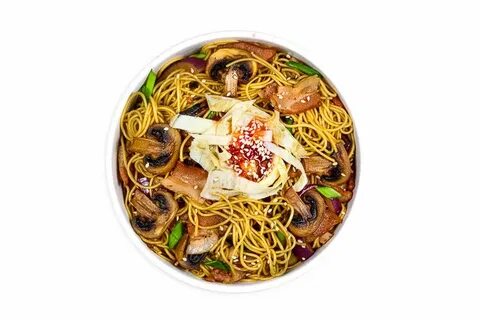 Лапша с беконом