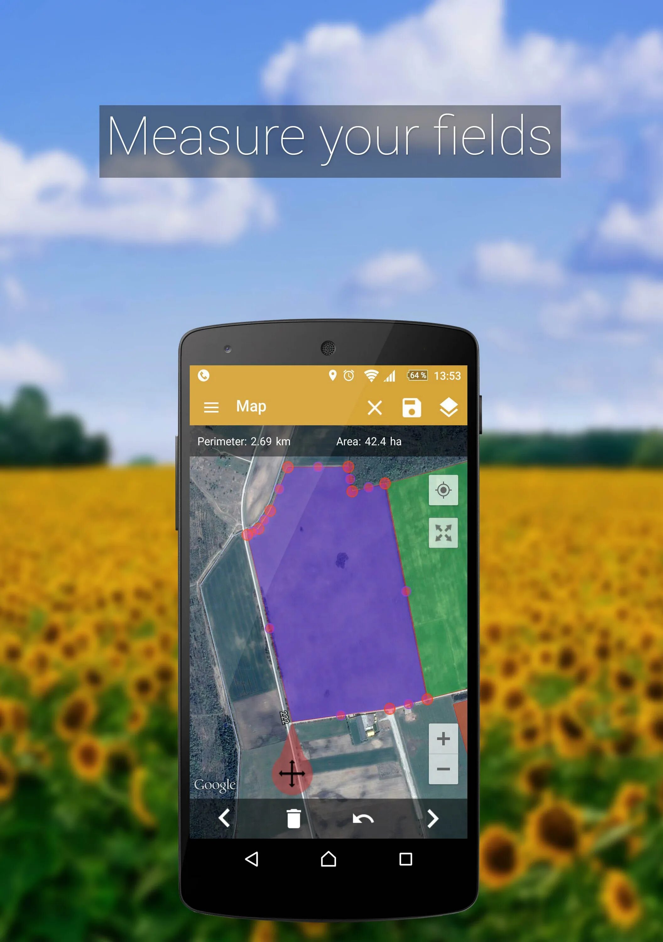 Fields area. GPS fields area measure. Fields area measure. Fields area measure про-версия. Measure Pro Mod.