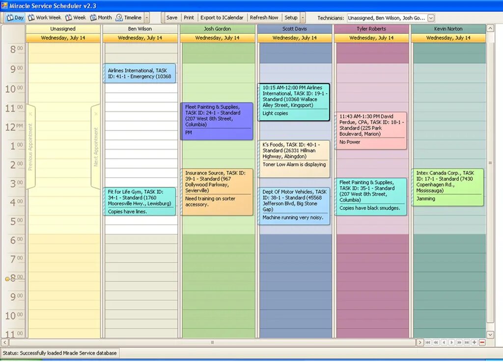 Scheduler c. Schedule service. db for schedule. scheduler. dispatch service posts.