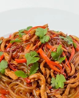 Лапша с мясом по китайски