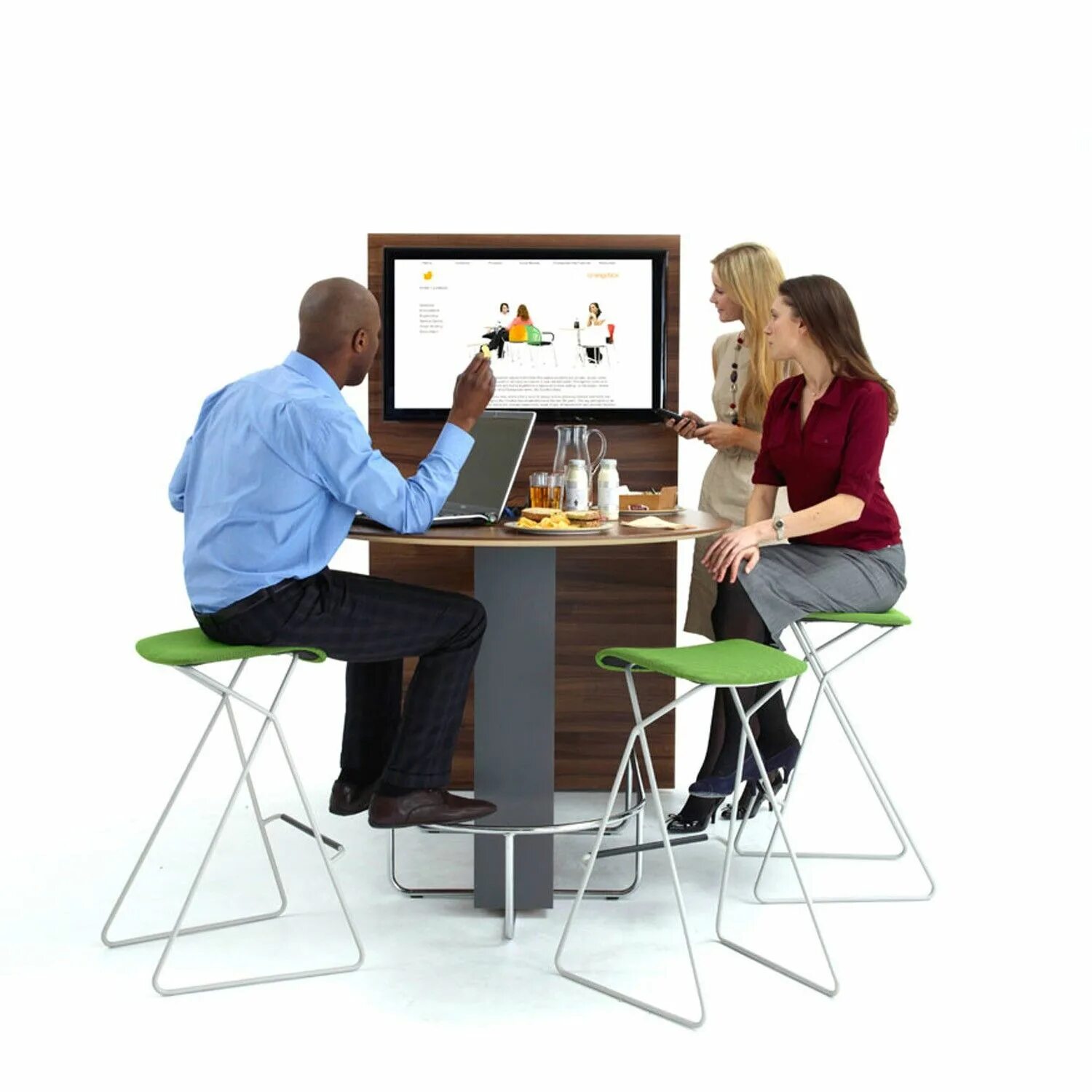 Unit media. Стол высокий для презентаций. Collaborate work Spaces. Office Call Box.