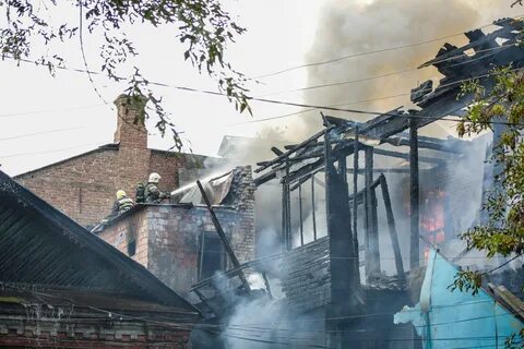 Пожар в астрахани