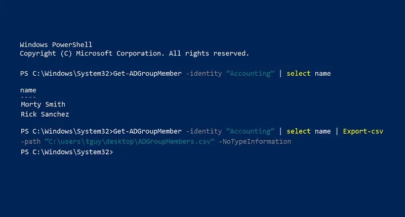 Powershell домен. Powershell ad.