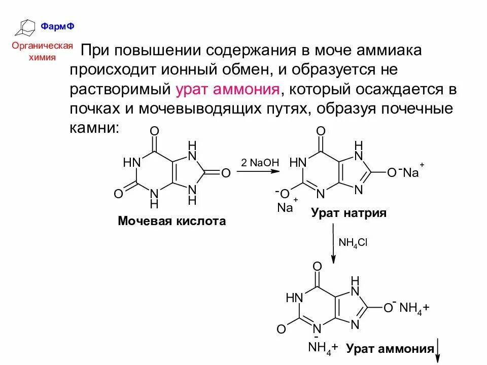 Реакция кислого аммония. Мочевая кислота диенольная форма. Динатриевая соль мочевой кислоты. Соли мочевой кислоты формула. Качественная реакция на мочевую кислоту.