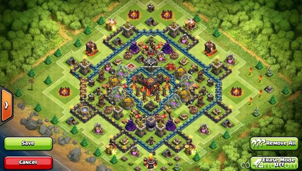 Of so base. Ратуша 10 расстановка. th 10 base. деревня для 10 тх.