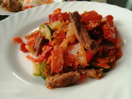 Мясо с острой приправой